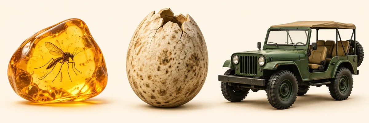 Янтарь, Яйцо, Джип.